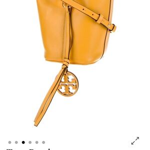 BRAND NEW Tory Burch Mustard Yellow Shoulder Bag